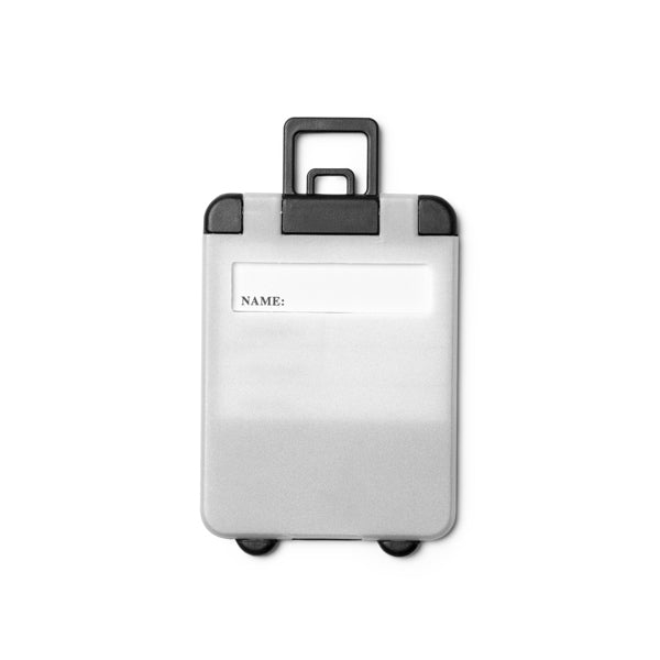Charter - Identificador de maletas con forma de trolley - Blanco