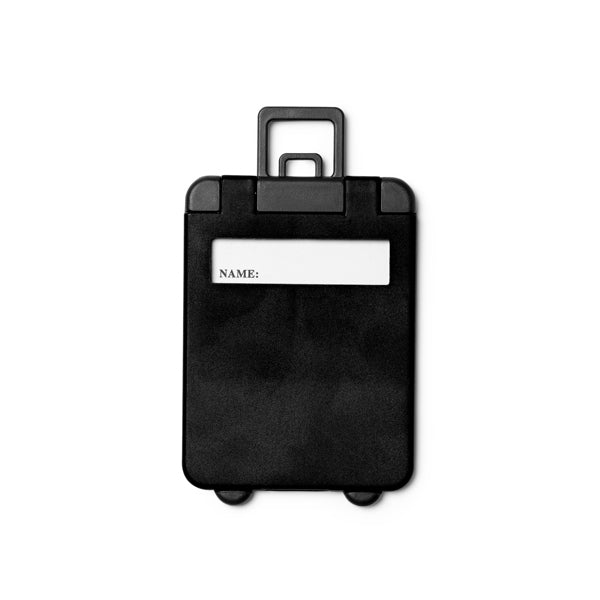 Charter - Identificador de maletas con forma de trolley - Negro