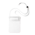 Lanka - Práctico portatodo impermeable grande de PVC apto para pantallas táctiles - Transparente