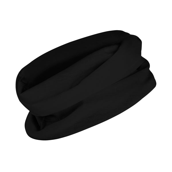 Nanuk - Braga para cuello multifuncional, de corte recto y diseño tubular - Negro