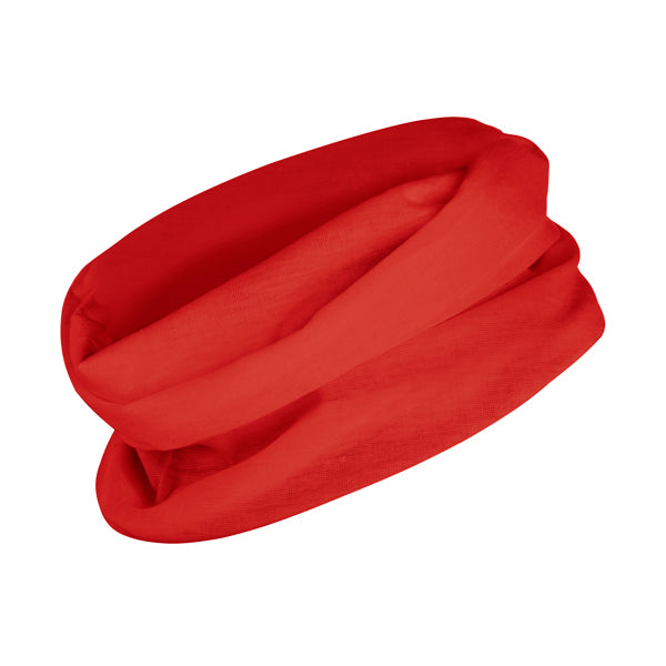 Nanuk - Braga para cuello multifuncional, de corte recto y diseño tubular - Rojo