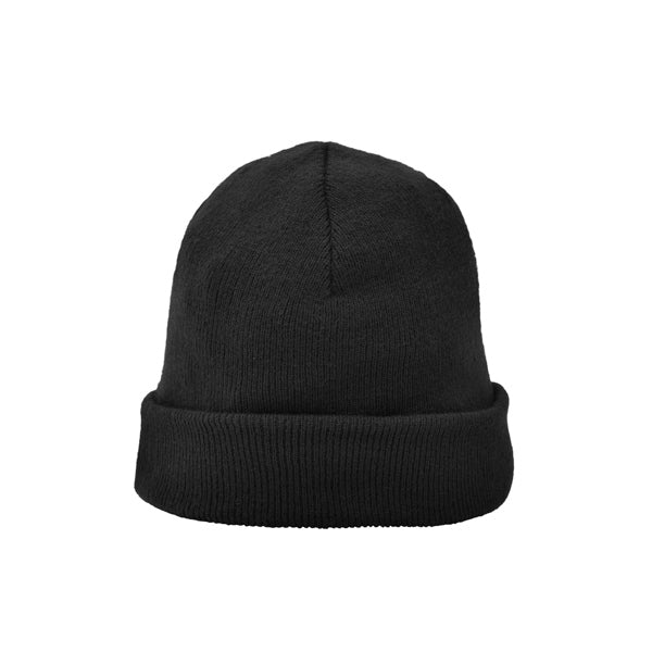 Planet - Gorro de punto con doble vuelta en la parte inferior - Negro