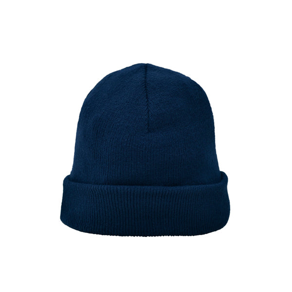 Planet - Gorro de punto con doble vuelta en la parte inferior - Marino