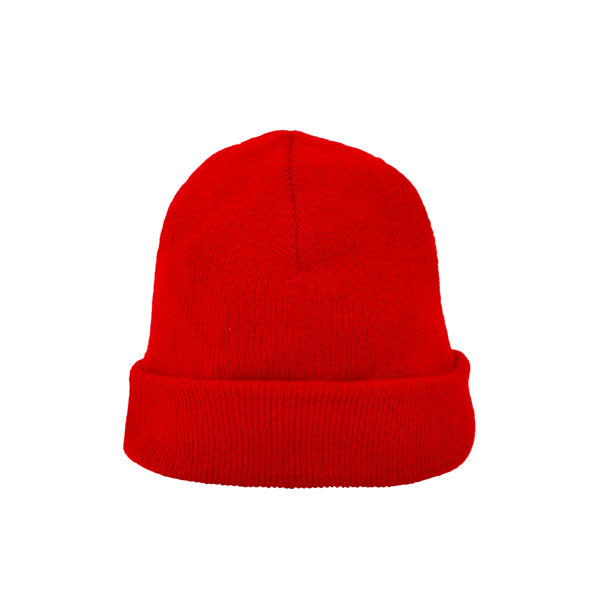 Planet - Gorro de punto con doble vuelta en la parte inferior - Rojo