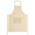 Oliver - Delantal 100% algodón orgánico con bolsillo frontal - Crudo