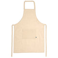 Taber - Delantal 100% algodón Fairtrade con bolsillo frontal - Crudo