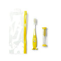Mesler - Set de cepillo de dientes y reloj de arena - Amarillo