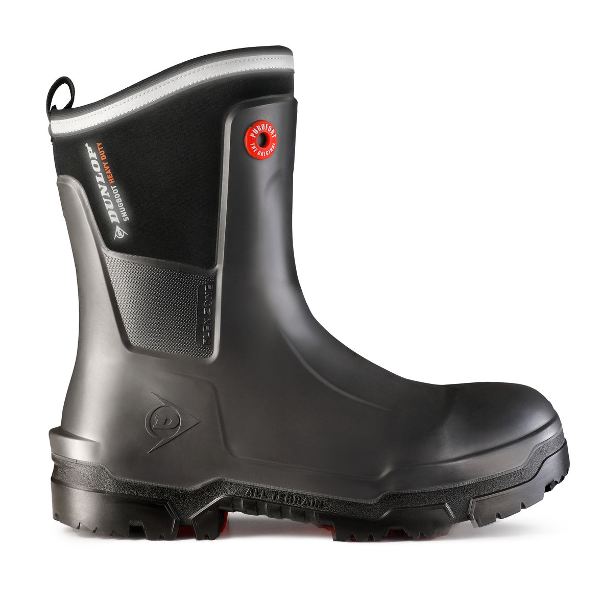 Dunlop Snugboot Heavy Duty Calf Full Safety Media Caña para Trabajos Pesados